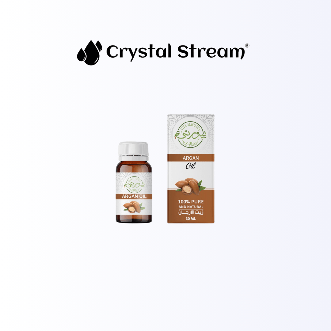 Argane Oil 30 ML+ Castor Oil 30 ML + Rosemary Oil 30 ML - Crystal Stream®