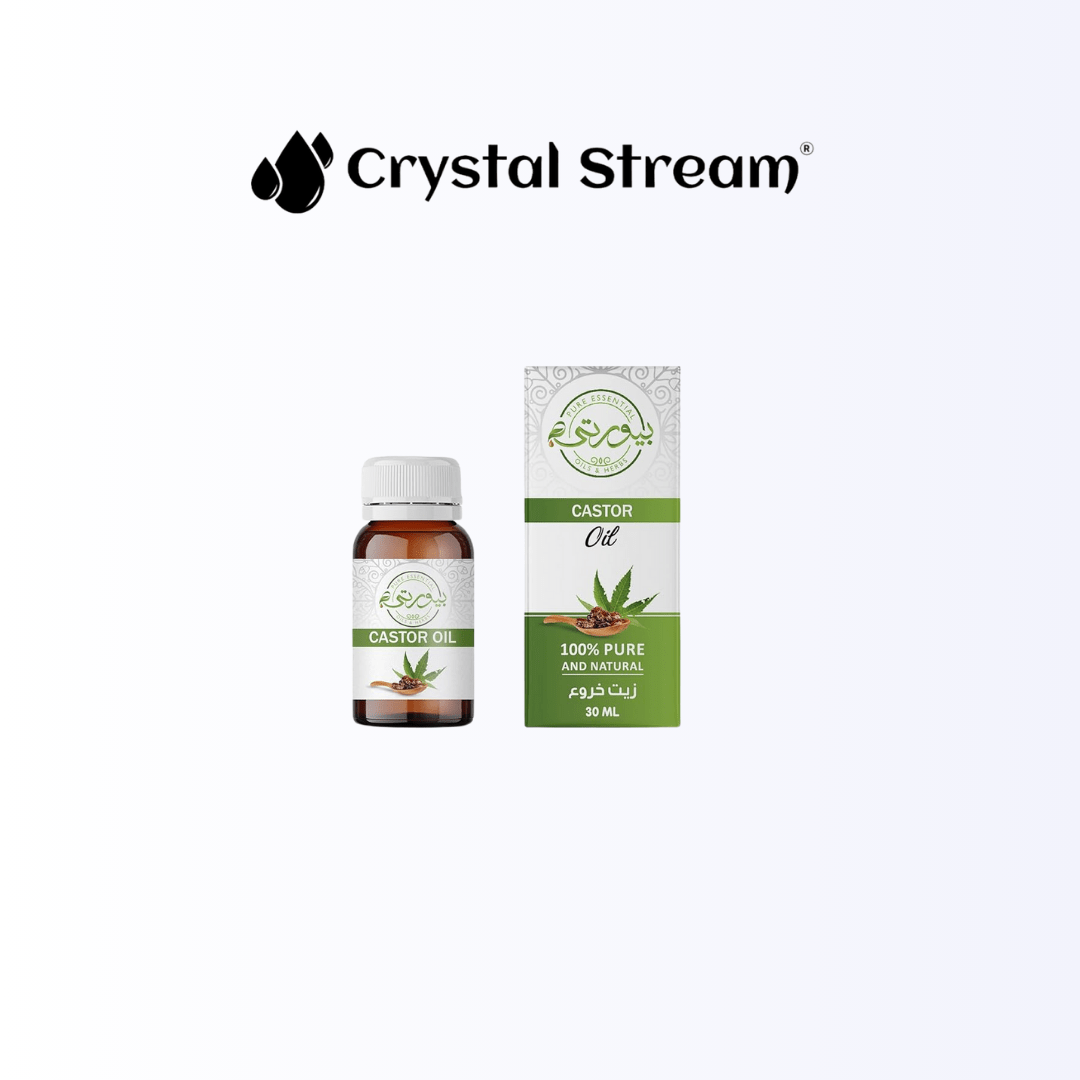 Argane Oil 30 ML+ Castor Oil 30 ML + Rosemary Oil 30 ML - Crystal Stream®