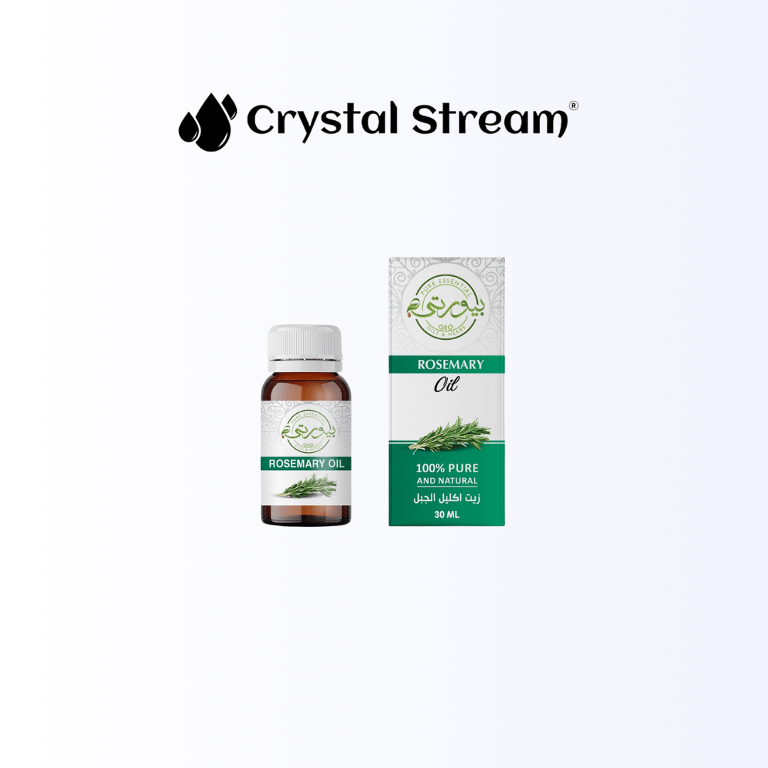 Argane Oil 30 ML+ Castor Oil 30 ML + Rosemary Oil 30 ML - Crystal Stream®